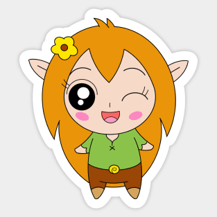 Marigold The Elf Sticker